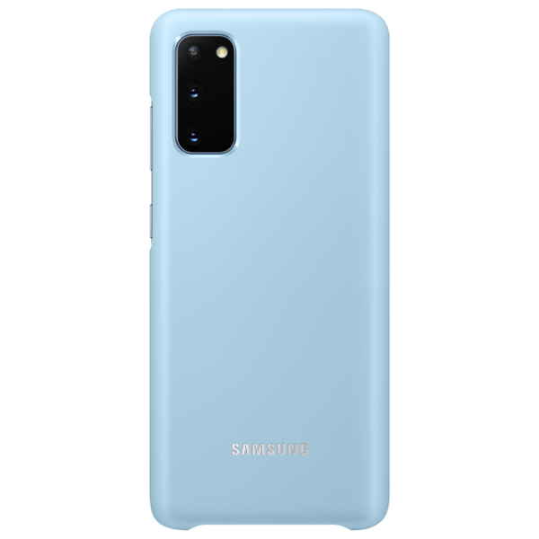 Husă pentru smartphone Samsung Galaxy S20 (EF-KG980CLEG) Blue Samsung, Silicon, Led Cover photo 2