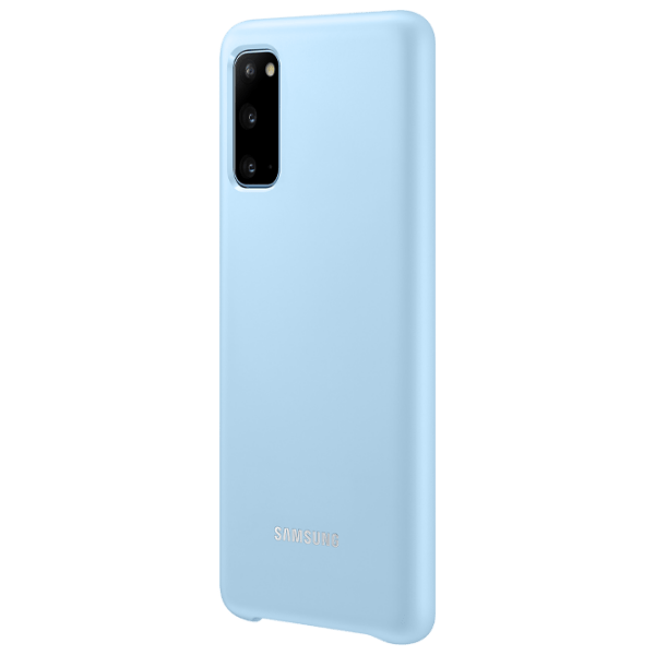 Husă pentru smartphone Samsung Galaxy S20 (EF-KG980CLEG) Blue Samsung, Silicon, Led Cover photo 3