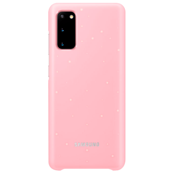 Husă pentru smartphone Samsung Galaxy S20 (EF-KG980) Pink Samsung, PU, Led Cover photo 1