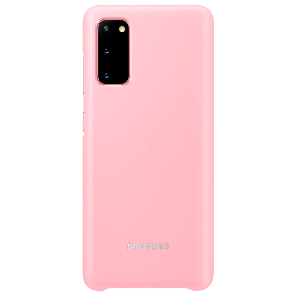 Husă pentru smartphone Samsung Galaxy S20 (EF-KG980) Pink Samsung, PU, Led Cover photo 2