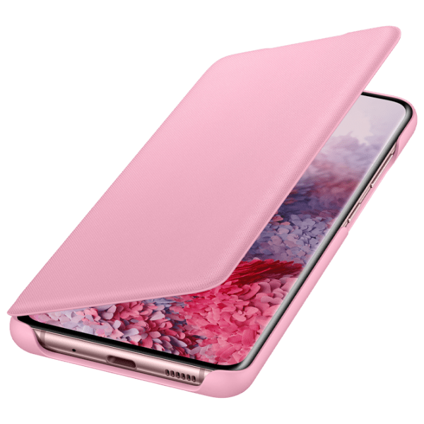 Husă pentru smartphone Samsung Galaxy S20 (EF-NG980PPEG) Pink Samsung, Silicon, LED Flip Wallet photo 4