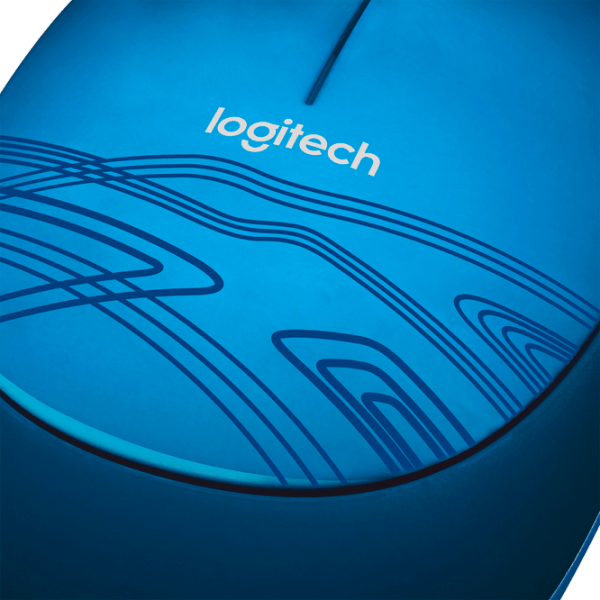 Mouse Logitech M105 Blue Cu fir, 1000 dpi photo 4