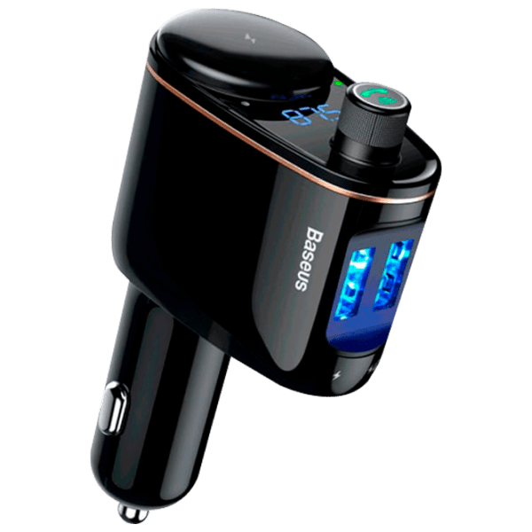 FM Transmitter Baseus Locomotive Bluetooth MP3 CCALL-RH01, Black  photo 1