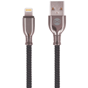 Cablu USB Forever Tornado USB Type-A/ Lightning Black 