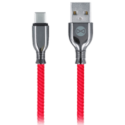 Cablu Forever Tornado USB Type-A/ USB Type-C Red 