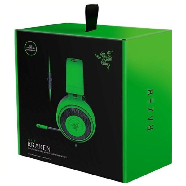 Căști Razer Kraken Green Cu fir/ Gaming/ Over the ear photo 5