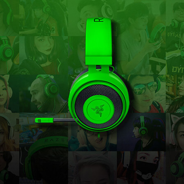 Căști Razer Kraken Green Cu fir/ Gaming/ Over the ear photo 6