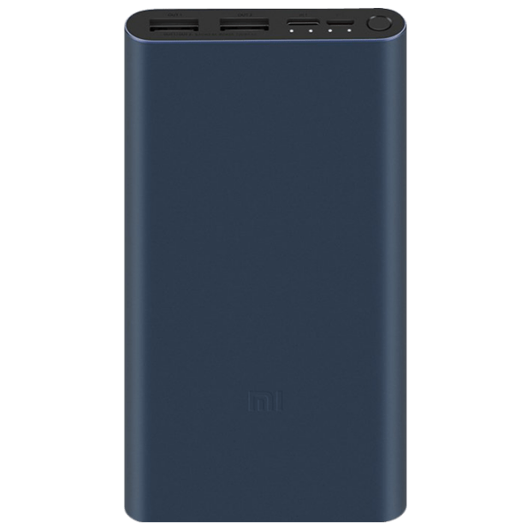 Power Bank 10000 мАч Xiaomi Mi 3 PLM13ZM (18 Вт) Синий  photo 1