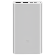 Power Bank 10000 мАч Xiaomi Mi 3 Серебристый 