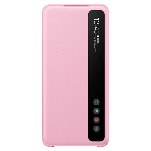 Husă pentru smartphone Samsung Galaxy S20 (EF-ZG980) Pink Samsung, PU, Flip Cover View photo 1