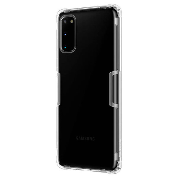 Чехол для смартфона Samsung Galaxy S20 (Nature) Белый Прозрачный Nillkin, TPU, Back photo 2