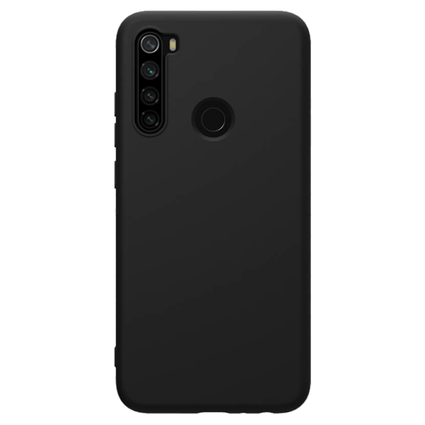 Чехол для смартфона Xiaomi Redmi Note 8/ Note 8 2021 (Rubber Wrapped) Черный Nillkin, TPU, Back photo 1