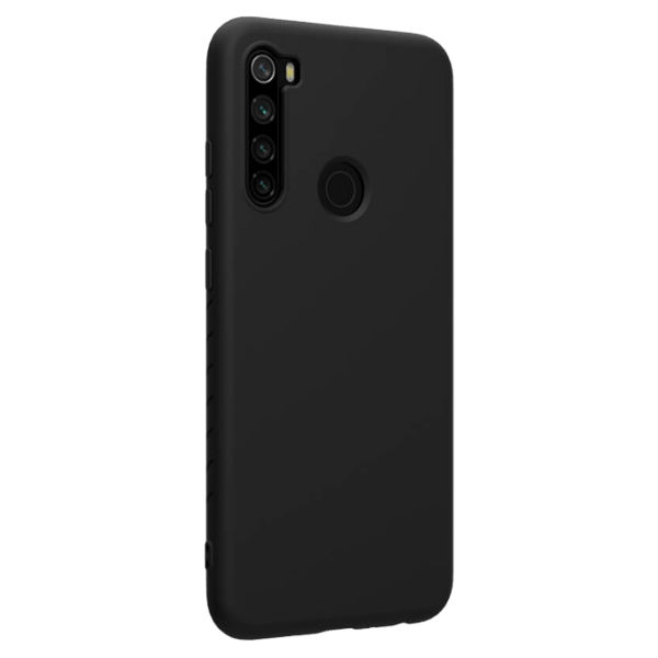 Чехол для смартфона Xiaomi Redmi Note 8/ Note 8 2021 (Rubber Wrapped) Черный Nillkin, TPU, Back photo 2