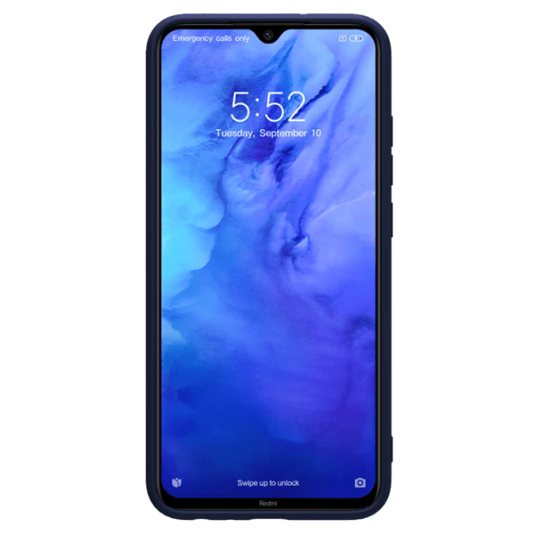 Чехол для смартфона Xiaomi Redmi Note 8 (Rubber Wrapped) Синий Nillkin, TPU, Back photo 3