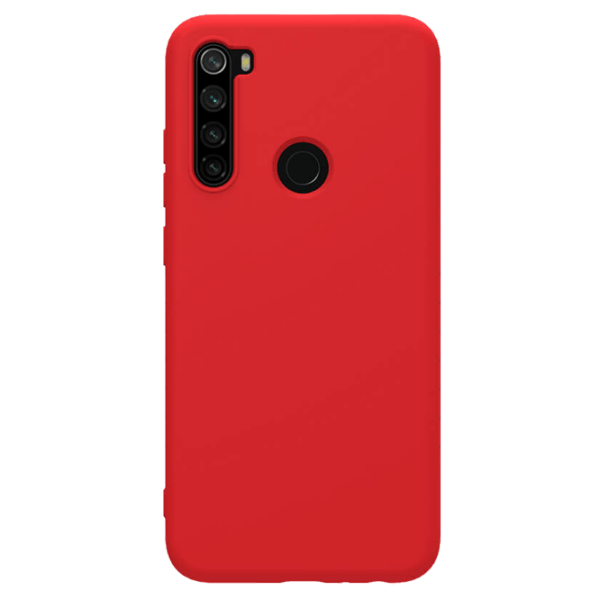 Чехол для смартфона Xiaomi Redmi Note 8/ Note 8 2021 (Rubber Wrapped) Красный Nillkin, TPU, Back photo 1