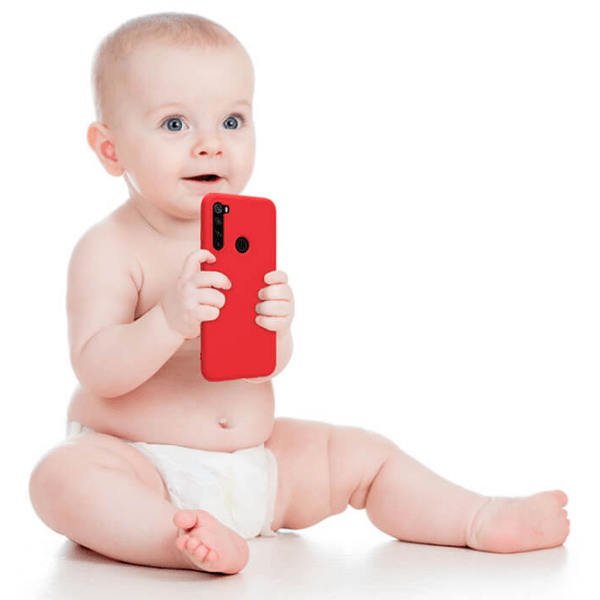 Чехол для смартфона Xiaomi Redmi Note 8/ Note 8 2021 (Rubber Wrapped) Красный Nillkin, TPU, Back photo 4