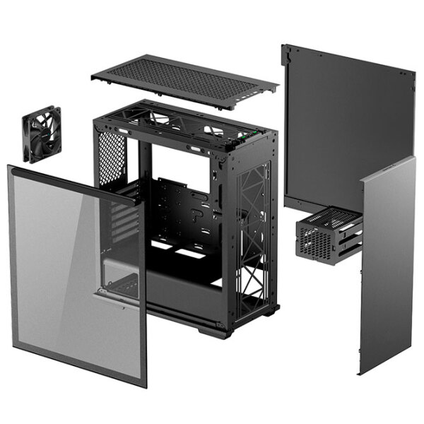 Корпус Deepcool MACUBE 310P BK Черный micro ATX photo 12