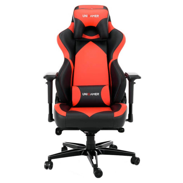 Игровое Кресло UniGamer 0008R9ATG, Чёрный Красный  photo 1