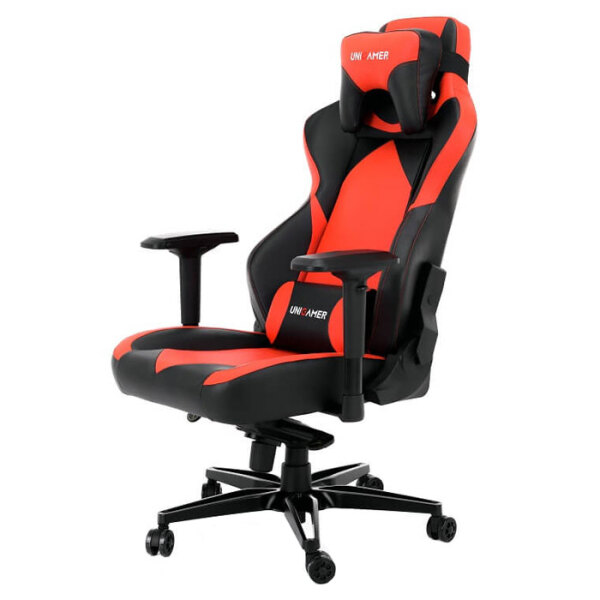 Игровое Кресло UniGamer 0008R9ATG, Чёрный Красный  photo 2
