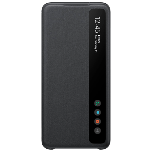 Husă pentru smartphone Samsung Galaxy S20 (EF-ZG980CBEG) Black Samsung, Silicon, Flip Cover photo 2