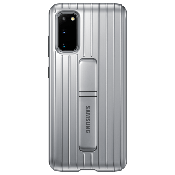 Husă pentru smartphone Samsung Galaxy S20 (EF-RG980CBEG) Silver Samsung, PC, Protective Standing photo 1