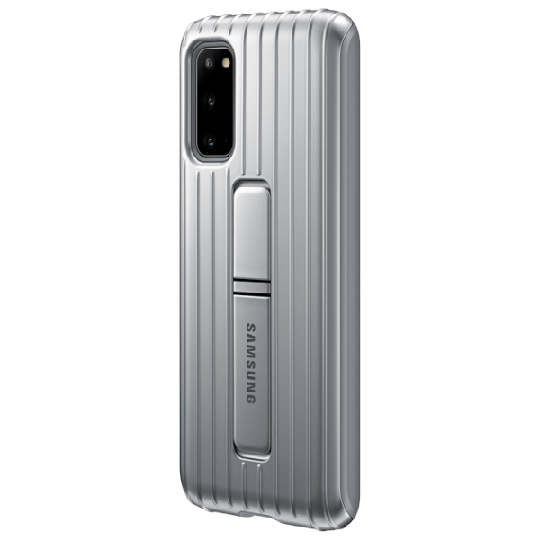 Husă pentru smartphone Samsung Galaxy S20 (EF-RG980CBEG) Silver Samsung, PC, Protective Standing photo 2