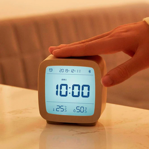 Ceas cu alarmă smart Xiaomi Qingping Beige  photo 3