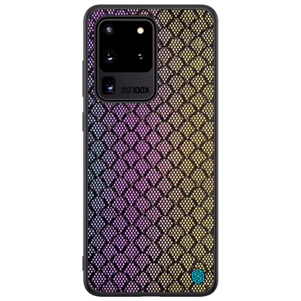 Чехол для смартфона Samsung Galaxy S20 Ultra (Gradient Twinkle) Радуга Nillkin, ПК, Back photo 1