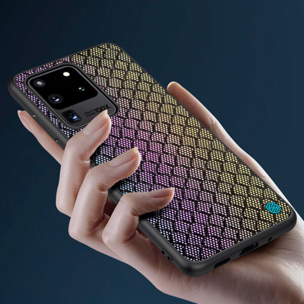 Чехол для смартфона Samsung Galaxy S20 Ultra (Gradient Twinkle) Радуга Nillkin, ПК, Back photo 5