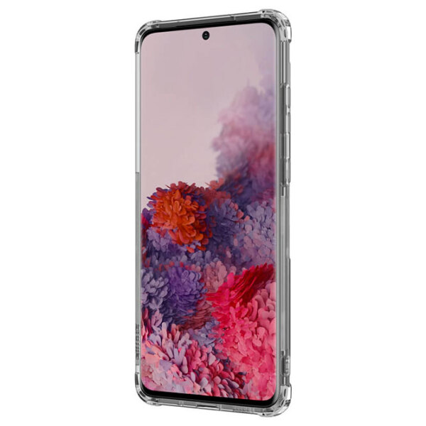 Чехол для смартфона Samsung Galaxy S20 (Nature) Серый Прозрачный Nillkin, TPU, Back photo 3