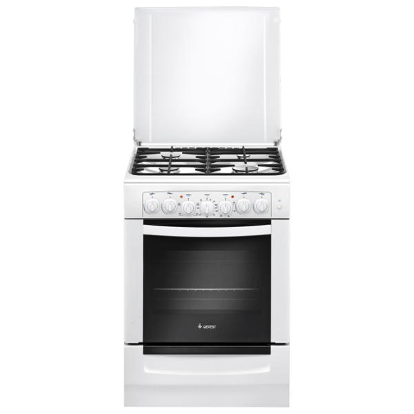 Aragaz Gefest 6102-02 White Tipul plitei: Pe gaz, 55 l, Tipul cuptorului: Electric photo 1