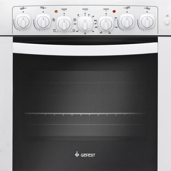 Aragaz Gefest 6102-02 White Tipul plitei: Pe gaz, 55 l, Tipul cuptorului: Electric photo 3