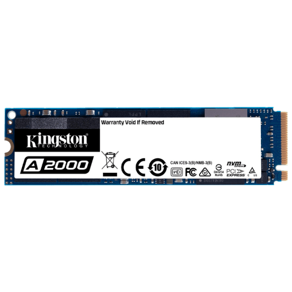 SSD Kingston A2000 M.2 1 ТБ Скорость чтения: 2200 МБ/ с,
Скорость записи: 2000 МБ/ с photo 1