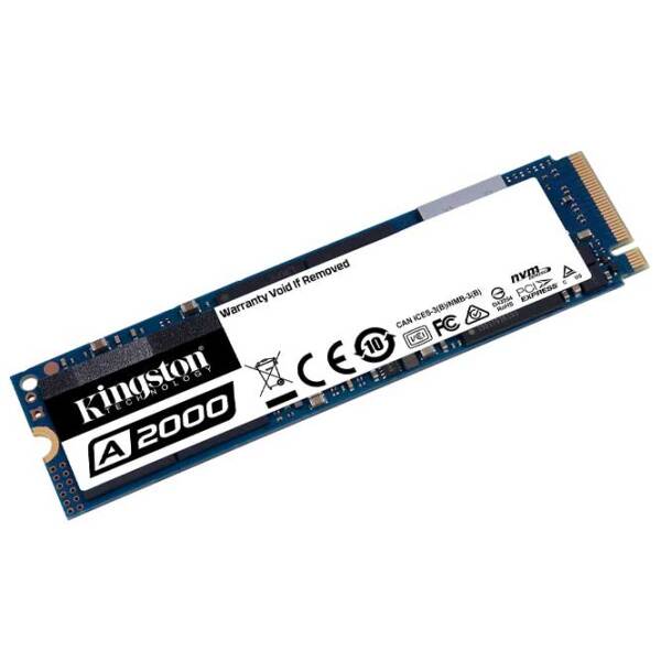 SSD Kingston A2000 M.2 1 ТБ Скорость чтения: 2200 МБ/ с,
Скорость записи: 2000 МБ/ с photo 2