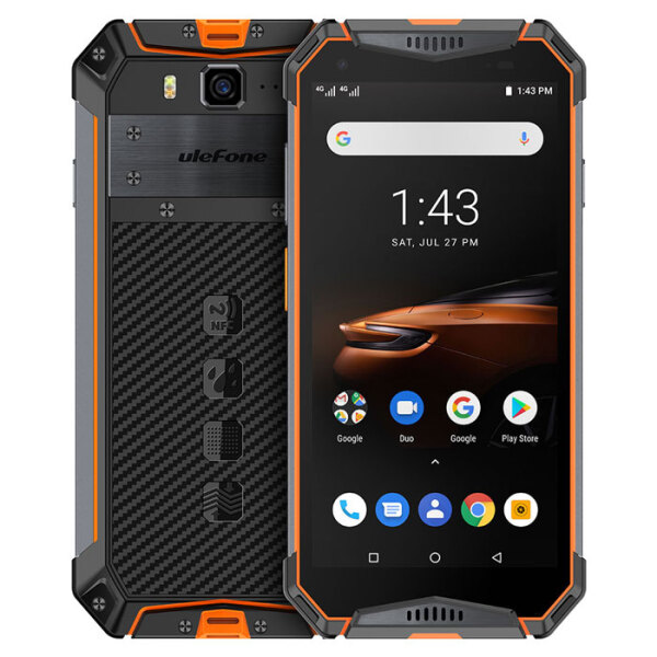 Ulefone Armor 3W, Orange Android, 5.7", Dual SIM, 64GB, 21Mpx photo 5