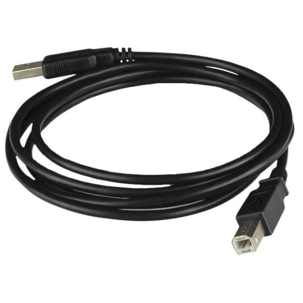 Cablu de date Sven USB 2.0 AM-BM USB Type-A/ USB Type-B Black  photo 2