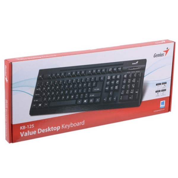 Клавиатура Genius KB-125 Черный Для дома и офиса, Проводная photo 5