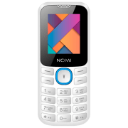 Nomi i184, Белый 1.8", Dual SIM, microSD
