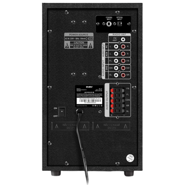 Sistem audio Sven HT-210 Black  photo 5