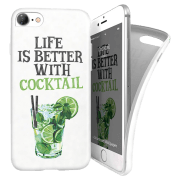 Чехол для смартфона Apple iPhone 7/ 8/ SE2 (Cocktail) Белый i-Paint, TPU, Back