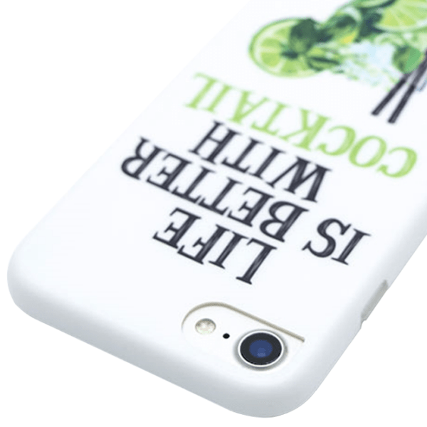 Чехол для смартфона Apple iPhone 7/ 8/ SE2 (Cocktail) Белый i-Paint, TPU, Back photo 5