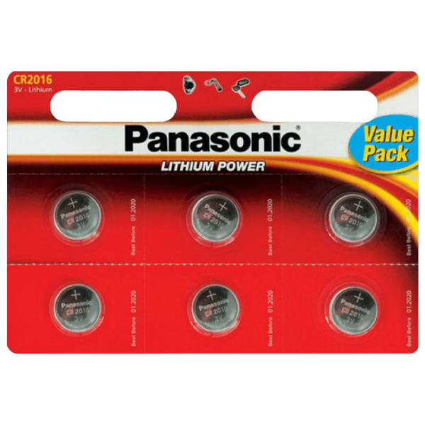 Батарейка Panasonic CR-2016EL/6B Lithium CR2016 (6 шт.)  photo 1