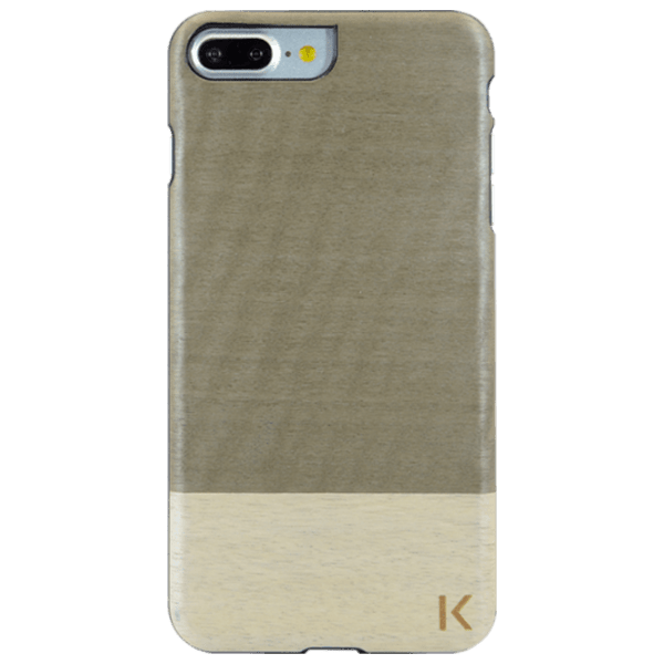 Husă pentru smartphone Apple iPhone 7/ 8 Plus (Coque bois) Einstein Gray THE KASE, Lemn, Back photo 1
