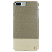 Husă pentru smartphone Apple iPhone 7/ 8 Plus (Coque bois) Einstein Gray THE KASE, Lemn, Back