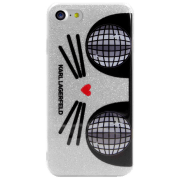 Husă pentru smartphone Apple iPhone 7/ 8/ SE2 (Karl Lagerfeld Koctail Choupette) Étincelante Argent Gray THE KASE, TPU, Back