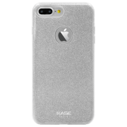 Husă pentru smartphone Apple iPhone 7/ 8 Plus (Coque slim pailletée étincelante) Argent Gray THE KASE, TPU, Back