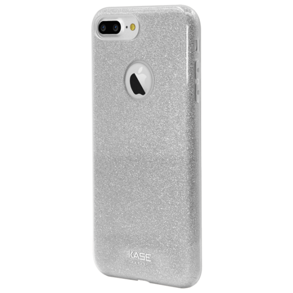 Husă pentru smartphone Apple iPhone 7/ 8 Plus (Coque slim pailletée étincelante) Argent Gray THE KASE, TPU, Back photo 2