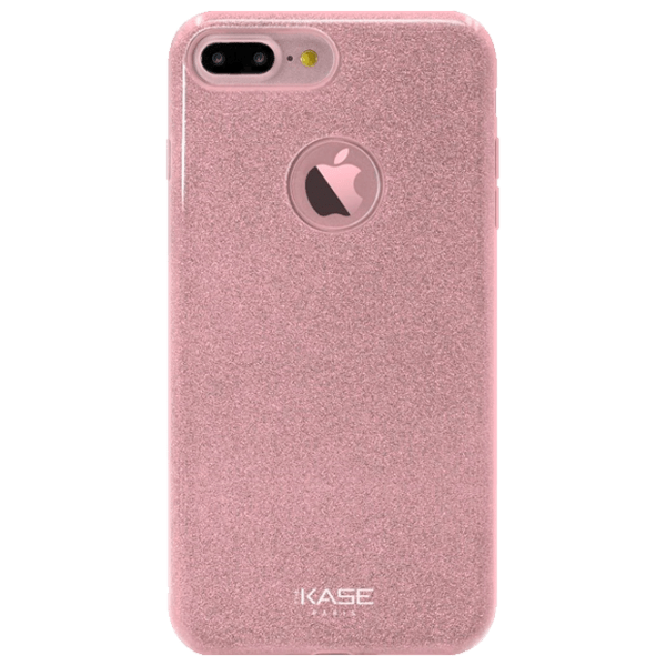 Husă pentru smartphone Apple iPhone 7/ 8 Plus (Coque slim pailletée étincelante) Rose Pink THE KASE, TPU, Back photo 1