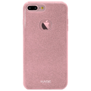 Husă pentru smartphone Apple iPhone 7/ 8 Plus (Coque slim pailletée étincelante) Rose Pink THE KASE, TPU, Back