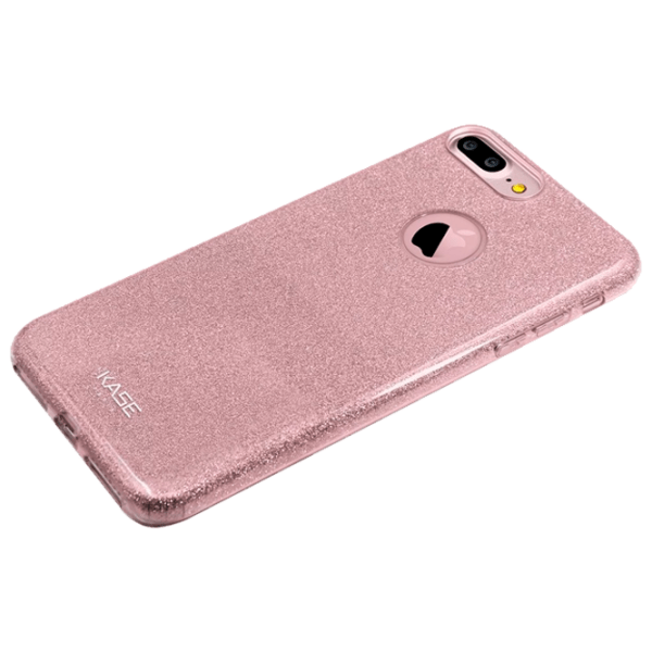 Husă pentru smartphone Apple iPhone 7/ 8 Plus (Coque slim pailletée étincelante) Rose Pink THE KASE, TPU, Back photo 3